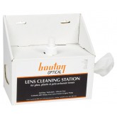 Disposable Eyeglass Lens Cleaning Station with Wipes & Solution